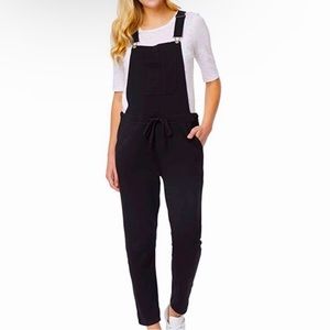 Black cropped overalls. Super soft, never been worn.